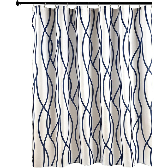 Orren Ellis Navy 72 Inches Width By 84 Inches Length, Printed Dancing